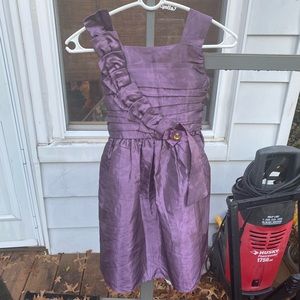 Purple kids girl dress used once